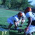 Lovelace, lurking and getting ready to rush in as they go through a play.