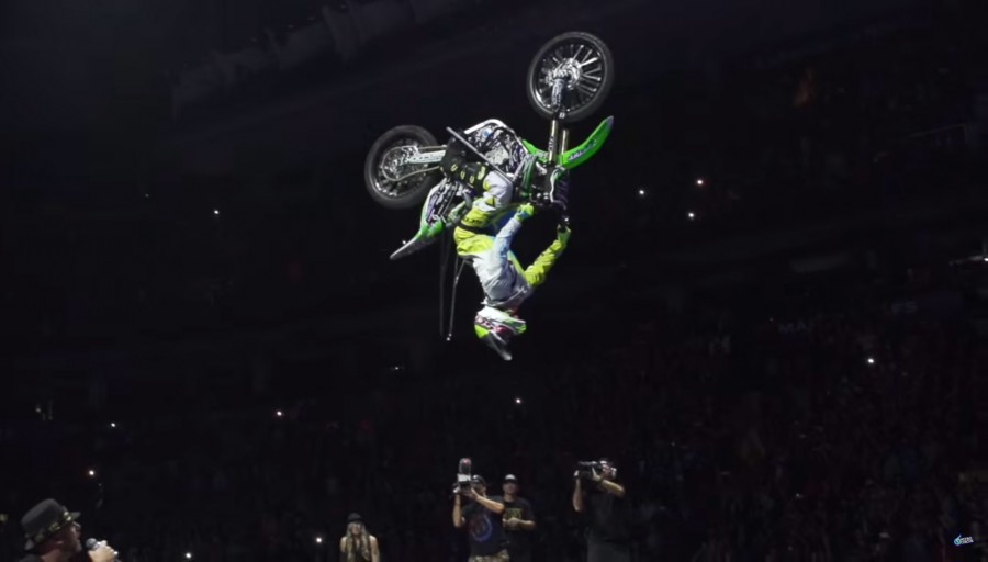 Bruce Cook was the first paraplegic to successfully complete a back flip on a customized BMX bike. 