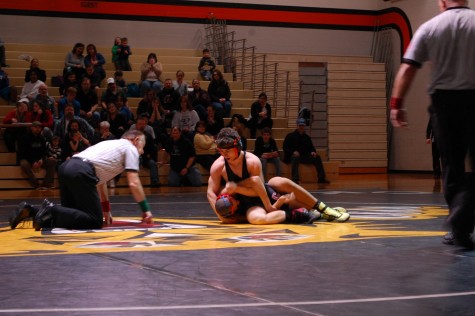 Cody Davis gets the upper handon his opponent