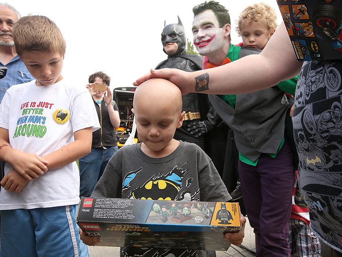 Zane received a new Batman Lego set from The Game Wizard, one of the event’s sponsors.
Photo by: Meegan M. Reid /Kitsap Sun