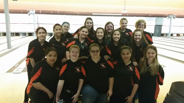 The 2016-17 CK Girl’s Bowling Team is a “great way to meet new people and stay involved in sports all year long” says sophomore Jenna Dayley.
