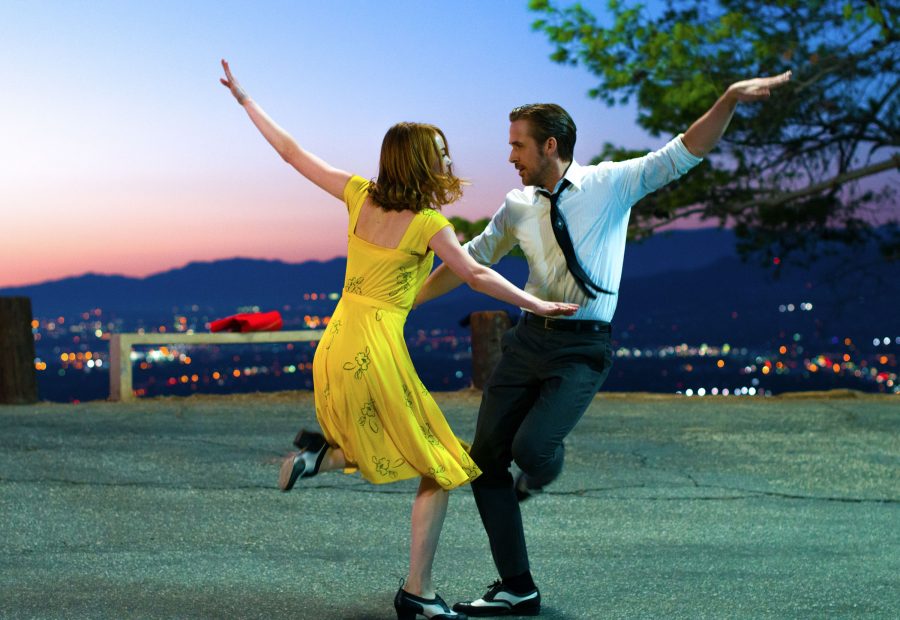 Star-crossed lovers, Sebastian and Mia, are faced with the reality of chasing careers in the romantic musical, La La Land, directed by Damien Chazelle. 
