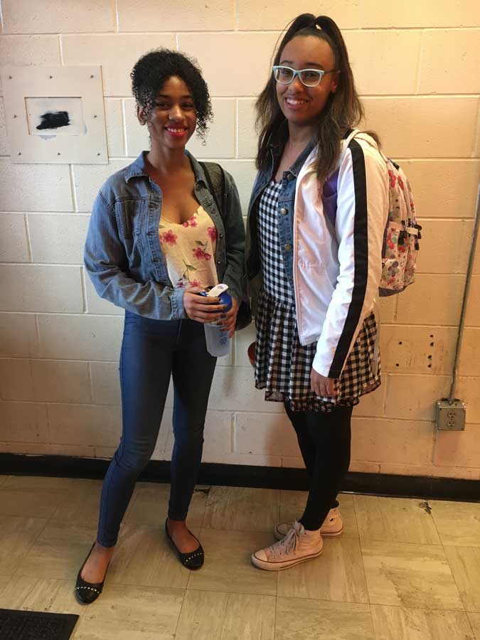 Senior Tiarra Trail and Michal Bernard said they had a great time at the forum.
