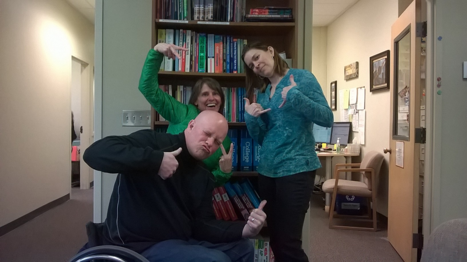 Our counselors (Minus Mr. Templeton) getting pumped about foster care