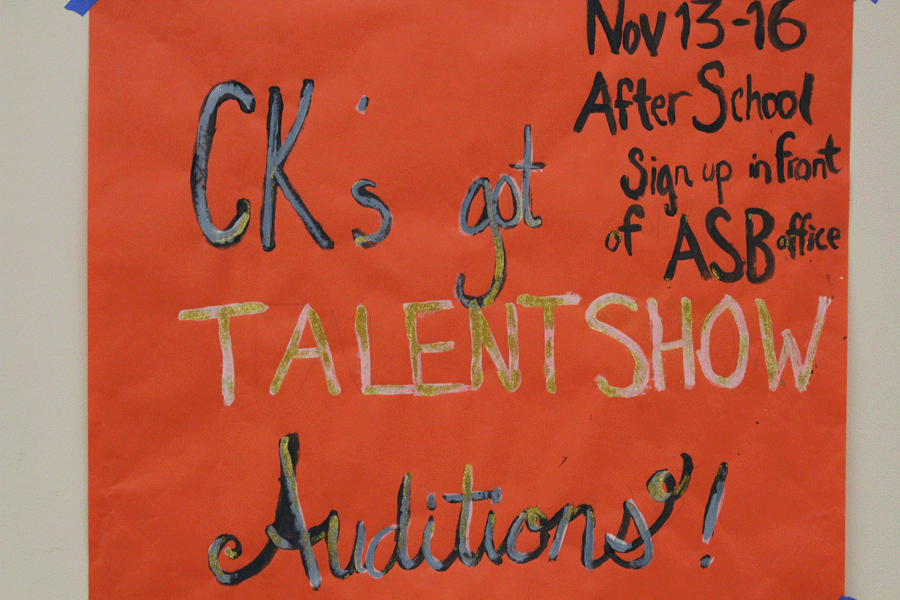 CKs Got Talent Variety Show Audition Poster