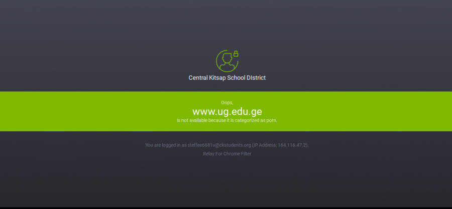 The official website for the University of Georgia (country) is blocked