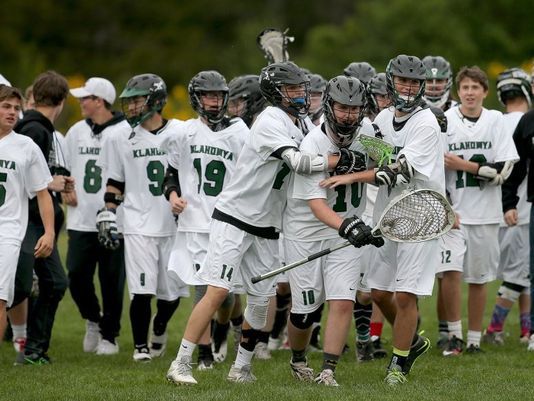 Taken By: Kitsap Sun.
Boys Lacrosse after a big championship win