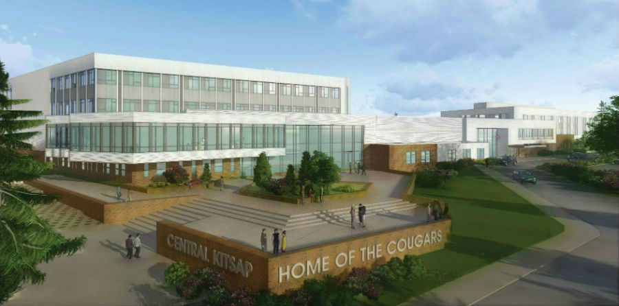 Design for the new Central Kitsap High School.
