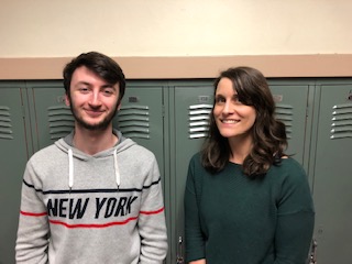 Kate Zinke and Brent Firkins posing for a photo.