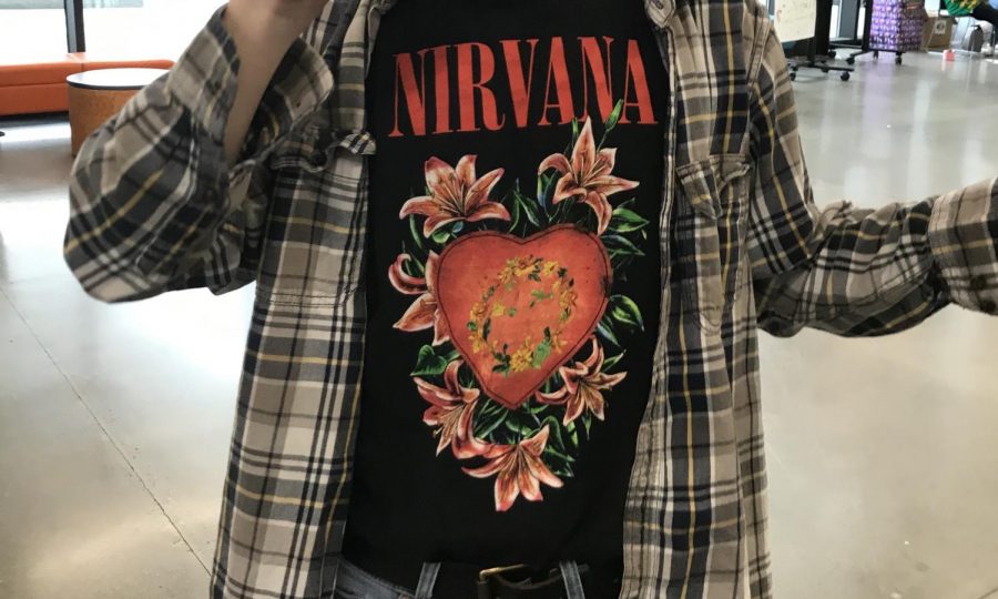 Damian and his Nirvana T-shirt