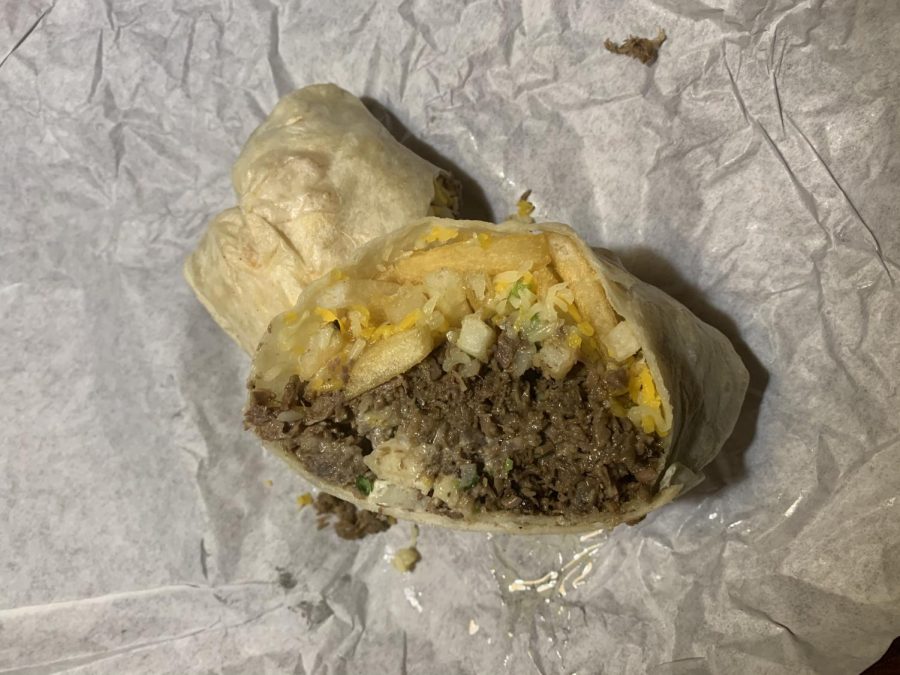  A Cali burrito from Juanitos.