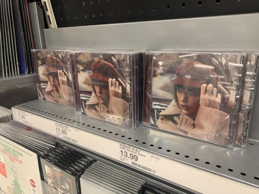 Red (Taylor’s Version) lines the shelf at Target in Silverdale.