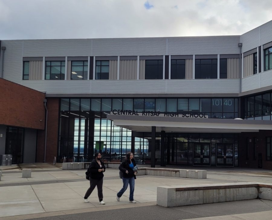 The entrance of the new school CKHS after being constructed. 