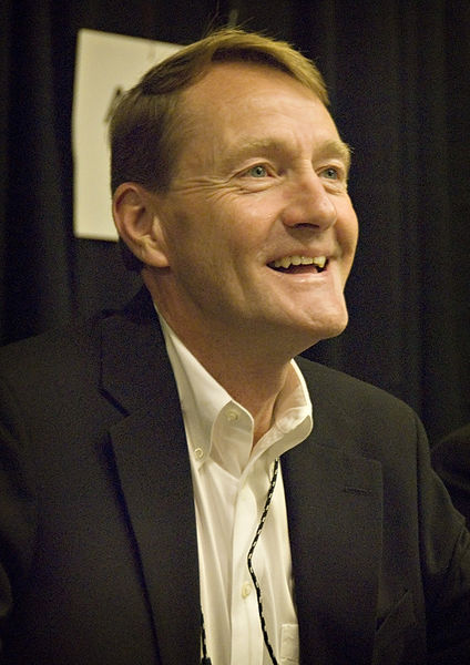 This is a photo of Lee Child, the author of The Sentinel