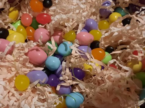 Easter Candies in a basket