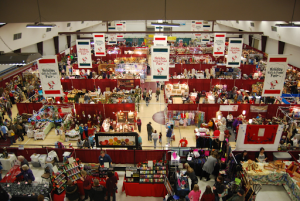 Booths at the Holiday Gift and Food Fair. Provided by the Kitsap County Holiday Gift Fair website.
