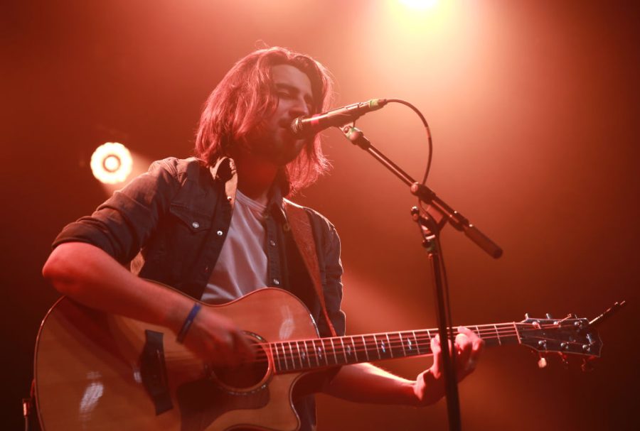 NEW YORK, NY  Noah Kahan performs on stage at Brooklyn Steel on March 1, 2018 in New York City.  (Photo by Jacqueline Romano/Getty Images)