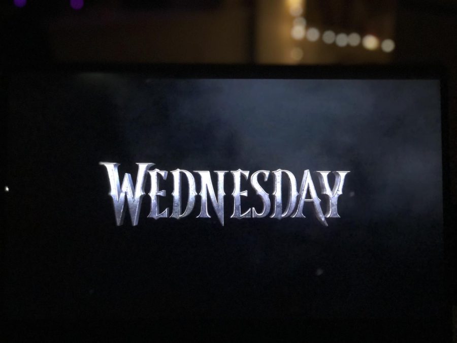 Wednesday Trailer Playing on Computer Screen