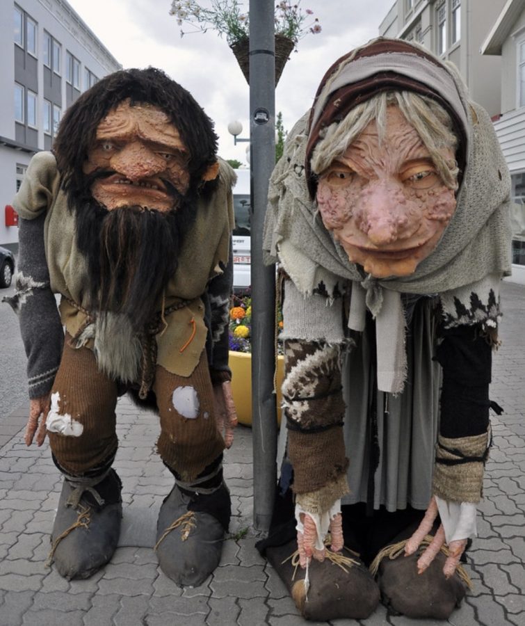 Gryla and Leppalaudi parents of the Yule Lads.