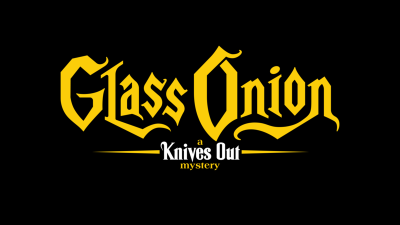 “Glass Onion: A Knives Out Mystery” logo. Provided by wikimedia.org, from Netflix. 