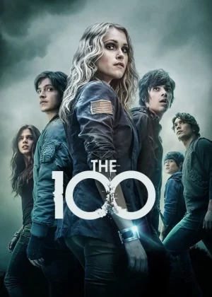 The 100 season one Netflix cover art and promo poster. Currently streaming on Netflix.
