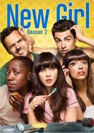 Cover art and DVD cover for season two of “New Girl”