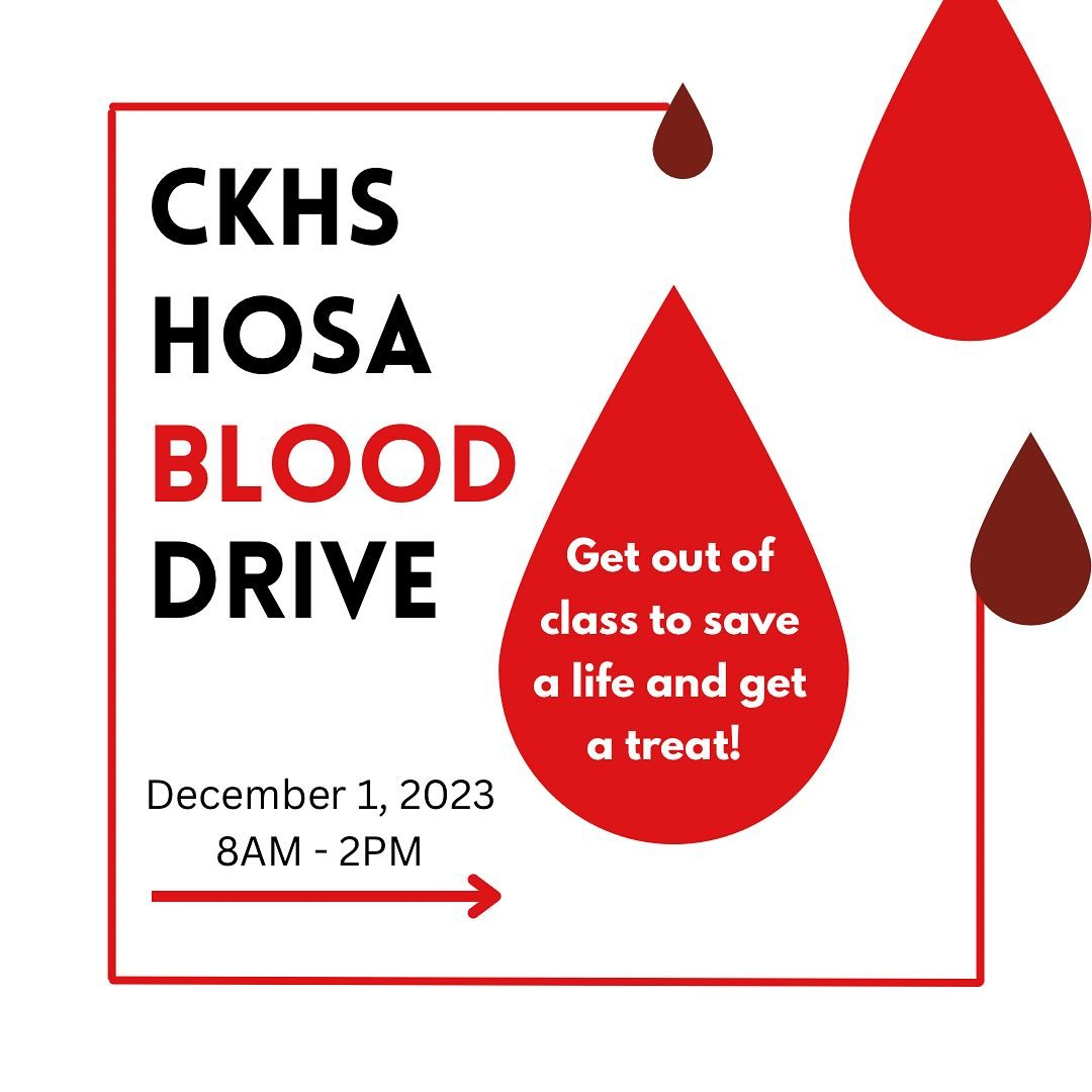 An informative post by the club to help promote their December blood drive. 