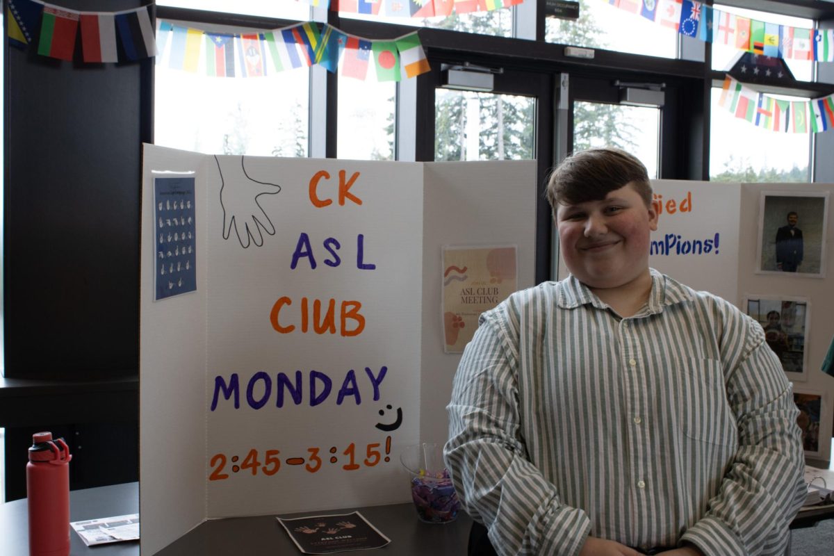 Samuel Campagna standing next to his Trifold during Maze Day 