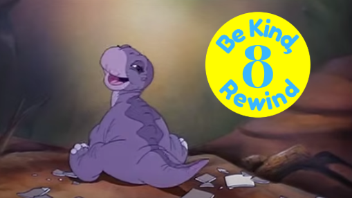 Littlefoot’s (Gabriel Damon) first moments after hatching. Provided by Universal Pictures.