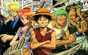 Monkey D. Luffy and the Straw Hat Pirates. (One Piece)