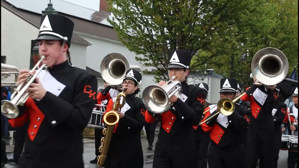 CKHS Marching Band Performs Two Parades in One Day
