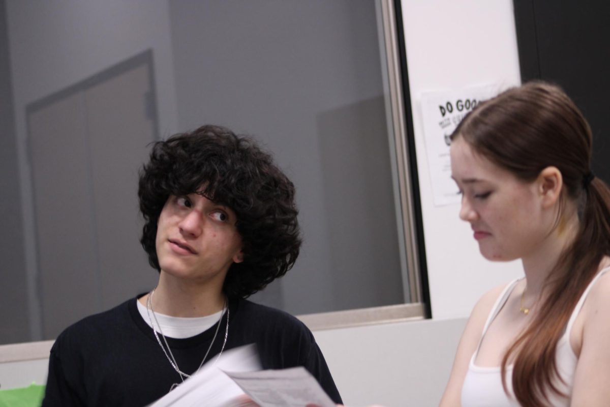 Name eyeing name while acting out a scene between Elizabeth Bennet and Fitzwilliam Darcy 