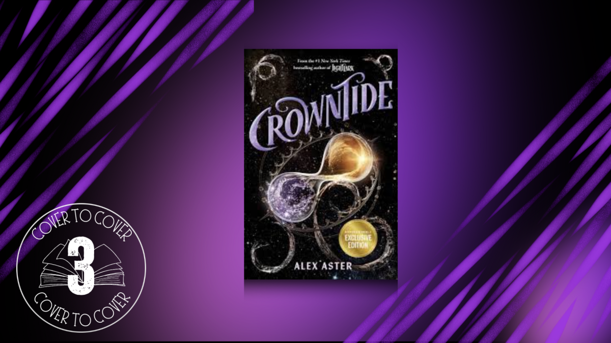 Graphic of the ‘Crowntide” cover by Alex Aster